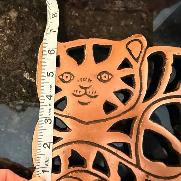 Vintage Copper Cat Trivet - Picture 2 of 3